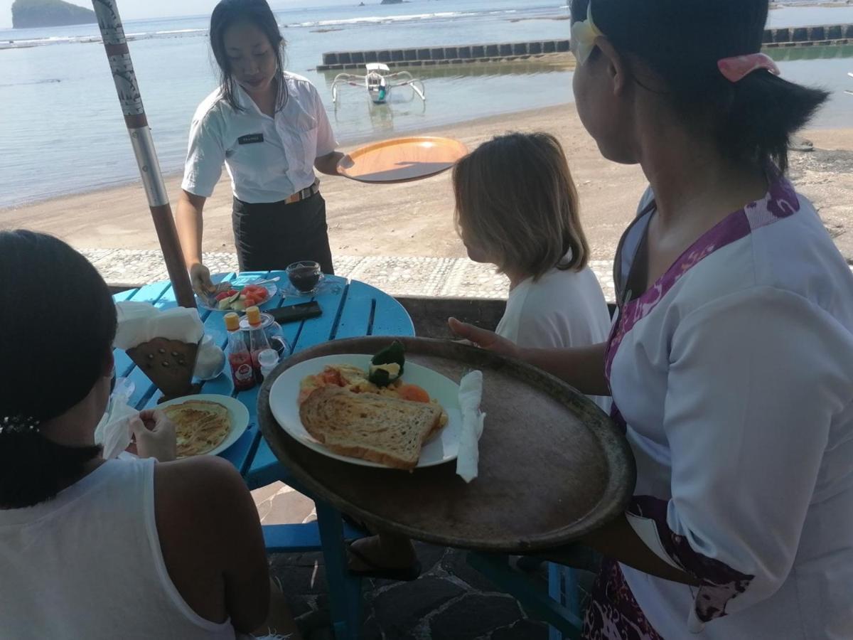 Puri Oka Beach Bungalows Candidasa Eksteriør bilde